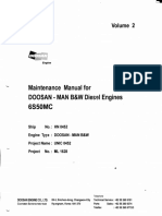 Doosan Man B&W Diesel Engine 6s5