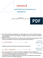 Electron and Holes