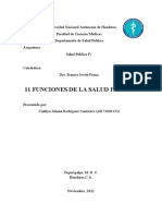 11 Funciones Esenciales de La Salud Pública - Cinthya Rodriguez - 20171003133 - 7ma Rotacion 2022