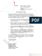 La Primera Sentencia Del TC en 2023: Demoler El Muro de La Vergüenza y Reconocer Derecho Fundamental A La Paz Social y No Discriminación