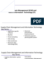 Week 09 (Role of IT in SCM)