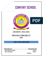 PHYSICS INVESTIGATORY PROJECT Step Down