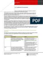 Design and Construct Vs Traditional Procurement G86