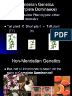 Non-Mendelian Genetics Student