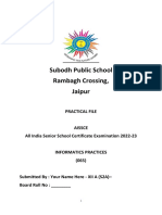 Sample Practical File