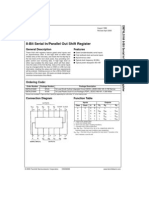 DM74LS164 8-Bit Serial In/Parallel Out Shift Register: General Description Features