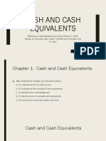 Cash and Cash Equivalents (Chapter 1)