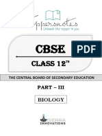 CBSE 12 Biology