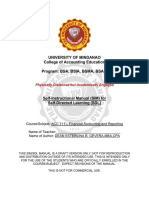 SIM ACC 111 Financial Accounting and Reporting 1