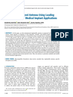 An Ultra-Miniaturized Antenna Using Loading Circuit Method For Medical Implant Applications