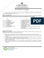 First Grading Act Sheets Pre Assessment