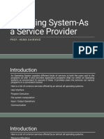 OS As Service Provider