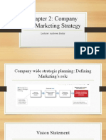 Chapter 2-Strategic Planning and Marketing Strategy