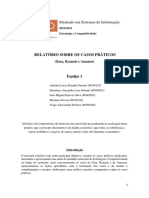 Relatório Resumo de Casos Práticos Da Zara, Ryenair e Amazon