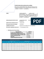 Informe de Estado Situacional de Las Obras