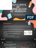 Coeficiente de Correlación de PEARSON