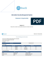 ISMS Statement of Applicability