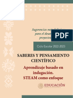 Sugerencias Metodológicas SABERES Y PENSAMIENTOS CIENTIFICOS PROY STEAM