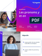 Les Pronoms y Et En: Grammaire