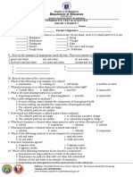 Summative Test in Science 6 Q1 W6-7