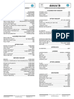 Checklist Arrow III (Fev-2016)