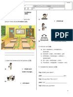 ATIVIDADE AVALIATIVA DE INGLêS SUBSTITUTIVA 6° ANO