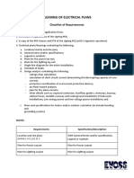 Clearing of Electrical Plans