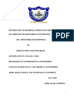 Optimization of Biodiesel Production From Caster Seed Oil Through