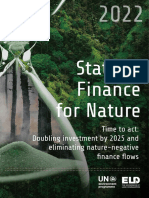 UNEP State of Finance For Nature