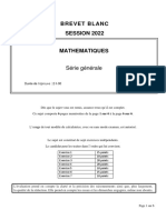 Brevet Blanc 1 Janvier 2022