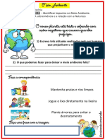 Atividade Meio Ambiente Impactos 2º Ano