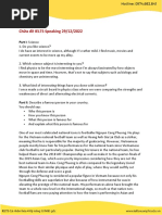 IELTS Xuân Phi - Giai de IELTS Speaking 29.12.2022