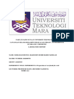 Lab Report Exp. 4 CHM457 Fund. Organic Chemistry