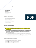 LESSON 3 - Ch. 2&3 Internal & External Environment