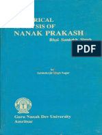 Historical Analysis of Nanak Prakash by Bhai Santokh Singh