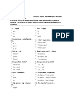 Examen de Colocación