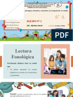 GRUPO 2 Tipos Lectura Fonológica Denotativa Connotativa Extrapolación Estudio 6A