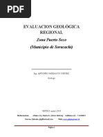 Evaluacion Geológica Regional