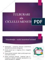 Tulburari Ale Ciclului Menstrual