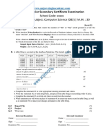 AISSCE Computer Science PRACTICALS QP 3