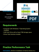 Device Drivers Installation