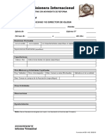 Formatos de Informe Actualizados.