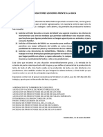 Comunicado de Gremiales Lecheras 01-2023