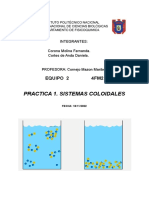 Practica 1. Sistemas Coloidales Equipo 2