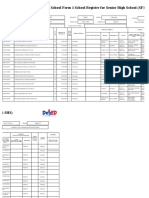 School Form 1 (SF 1) 12 HUMSS 2