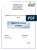 Rapport TP Cinétique