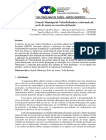 Artigo - Porte de Armas - Relevancia Do Porte de Armas No Exercicio Da Funcao de Guarda Municipal