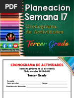 ?3° S17 PLANEACIÓN SEMANAL Esmeralda Te Enseña