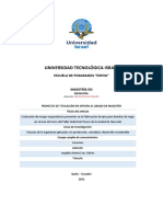 Evaluación de Riesgos Ergonómicos en El Área de Torno El Taller Industrial Tinoco en La Ciudad de Quevedo