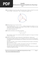 Canada-Canadian Mathematical Olympiad Qualification Repechage-2011-191